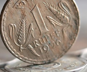 Indian Rupee coin