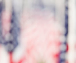 American flags