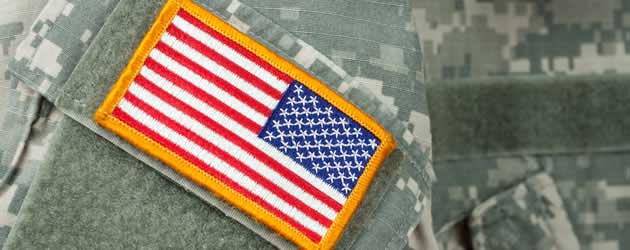 American flag patch