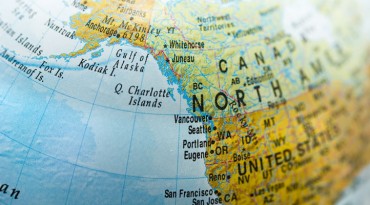 Map of North America